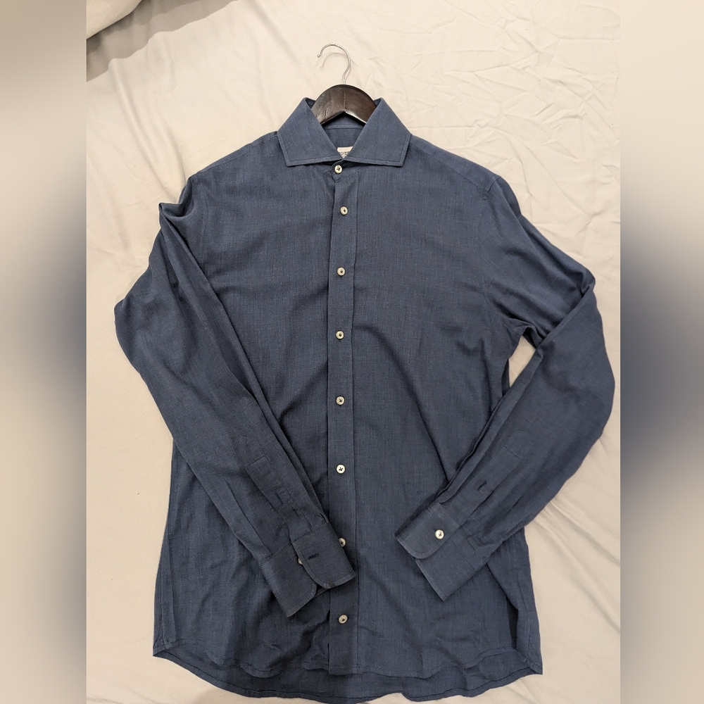 Munro trailering Amsterdam button-up shirt size 39, 15 1/2 neck
